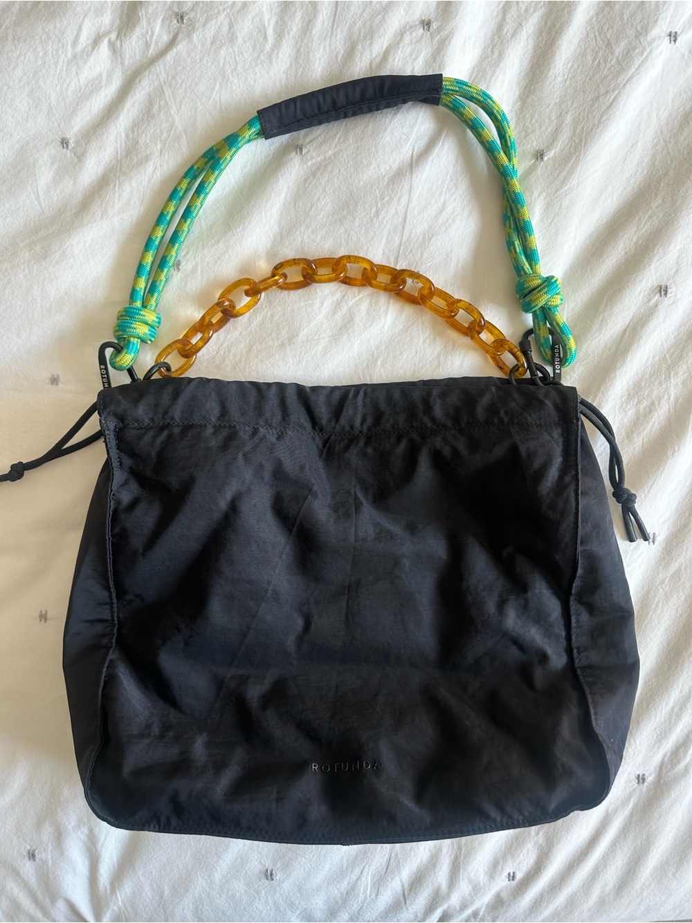 Rotunda Sant Black Nylon Tote